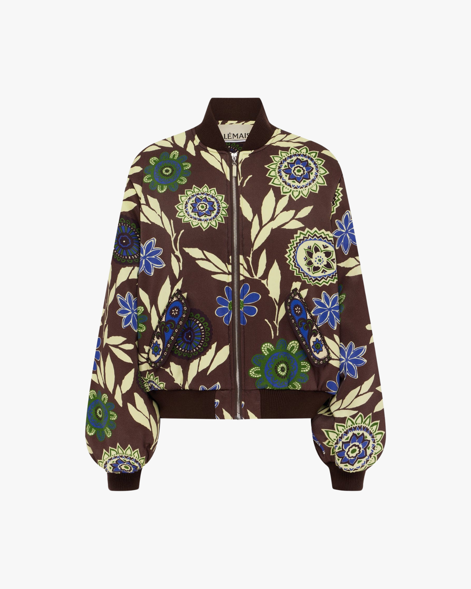 Jasper Relaxed Bomber Jacket Chocolate