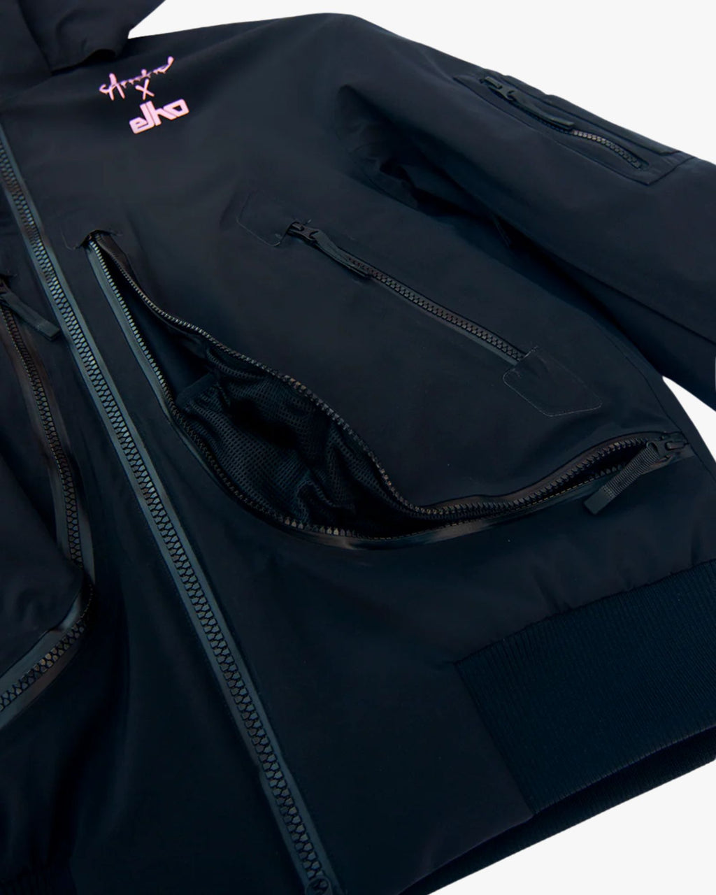 Phantom 3L Padded Performance Bomber Black Jacket