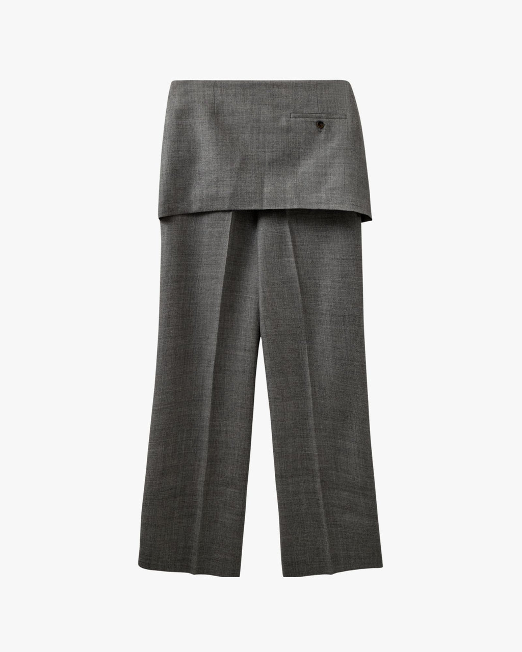 Gonna e pantaloni in pino grigio melange