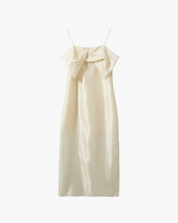 Porcha Drape Dress Macadamia