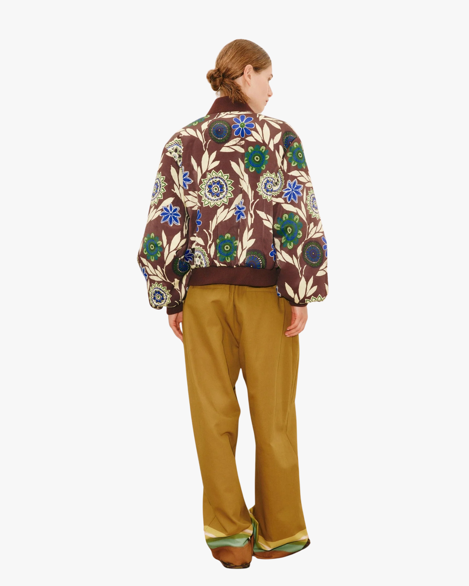 Jasper Relaxed Bomber Jacket Chocolate