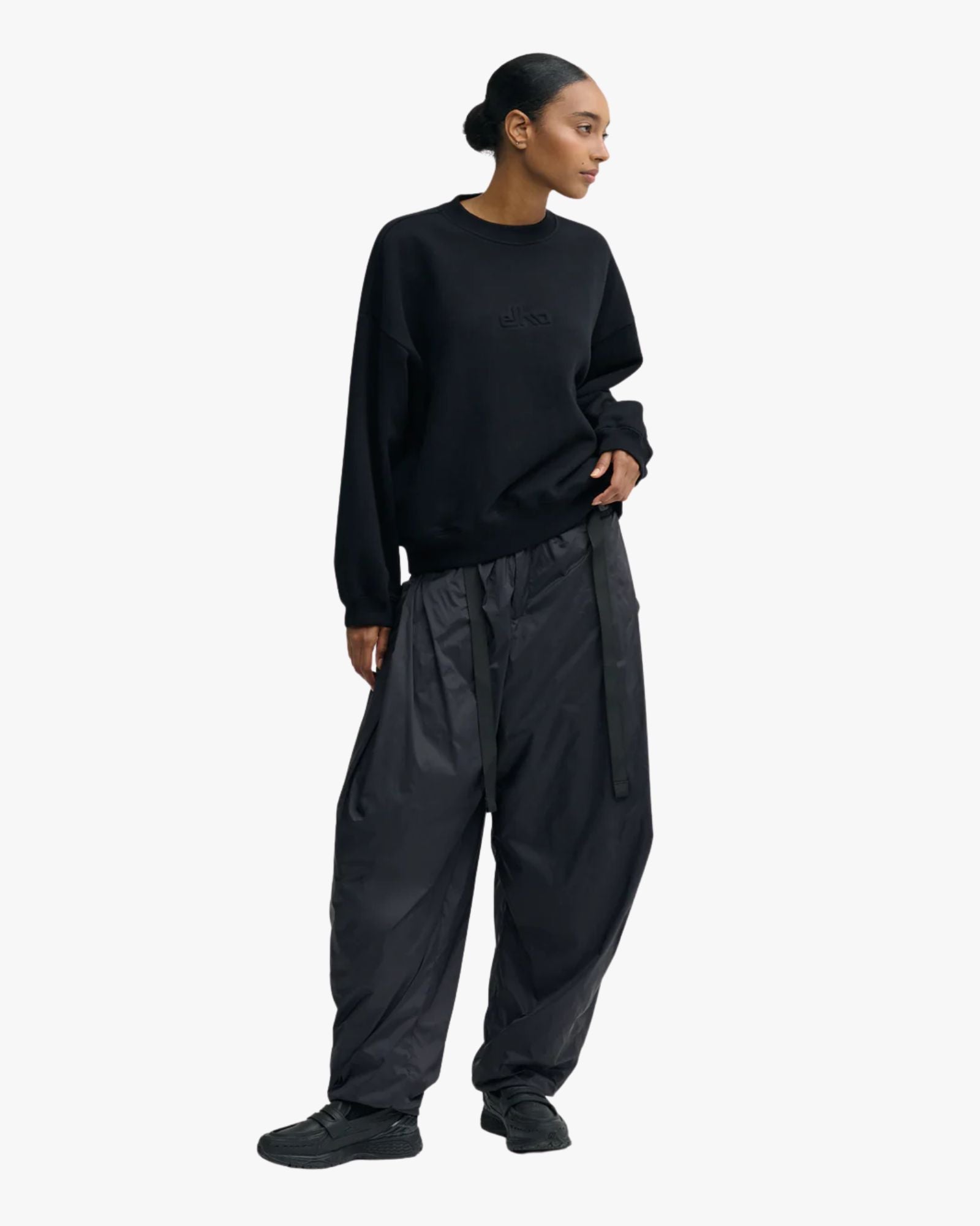 Catlow Black Crewneck