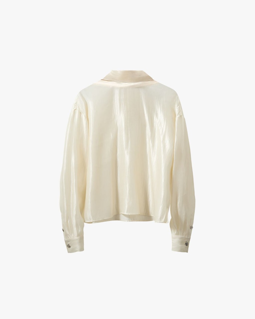 Porcha High-Neck Shirt Macadamia