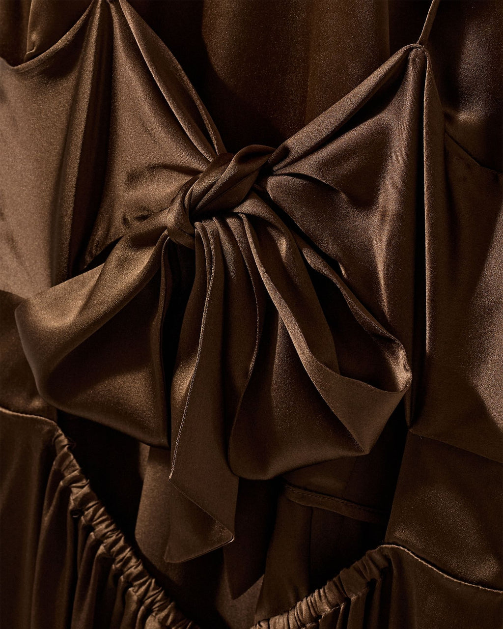 Cata Halterneck Gown Espresso