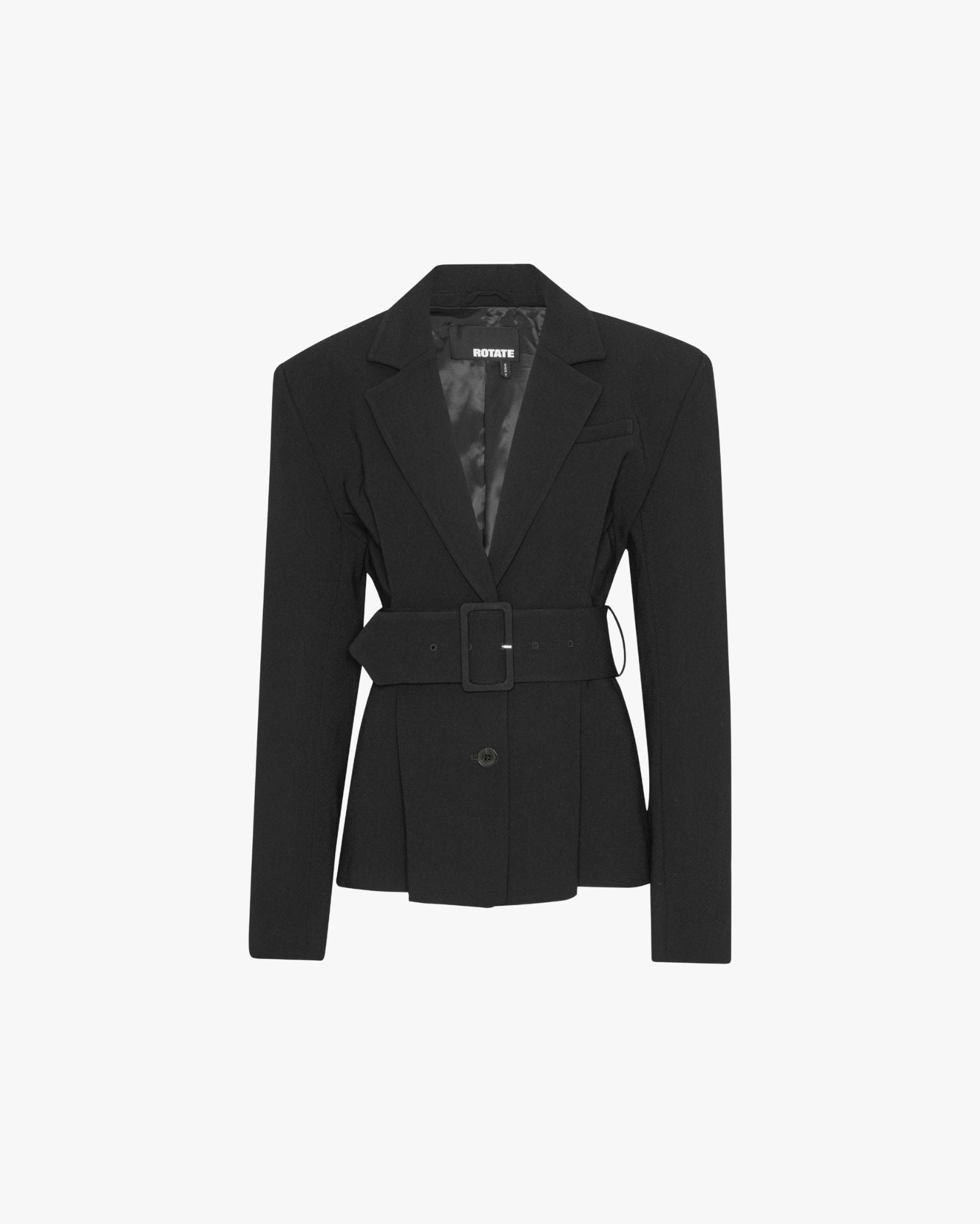 Belted Blazer Black