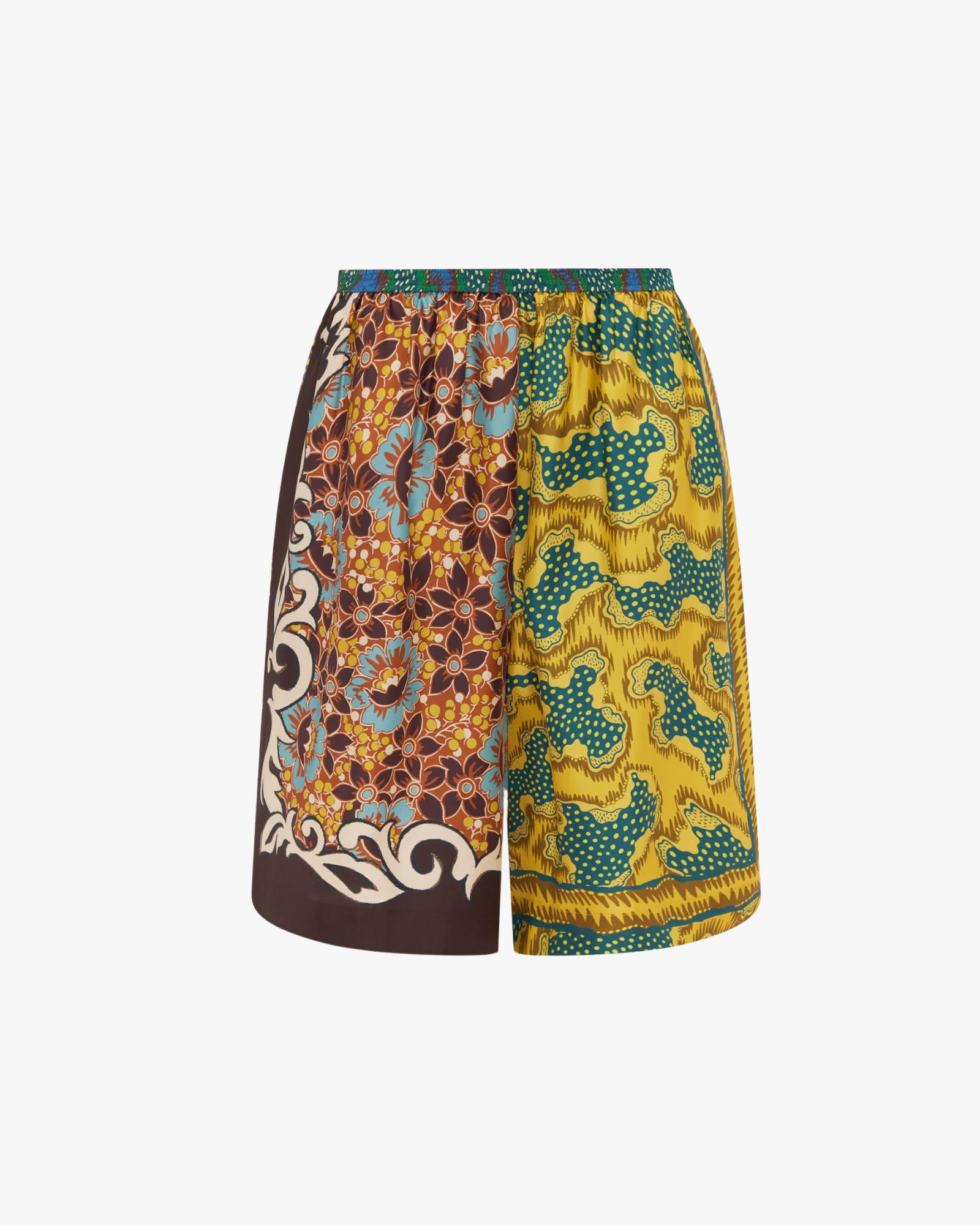 Arnie Silk Mid-Length Short Multi