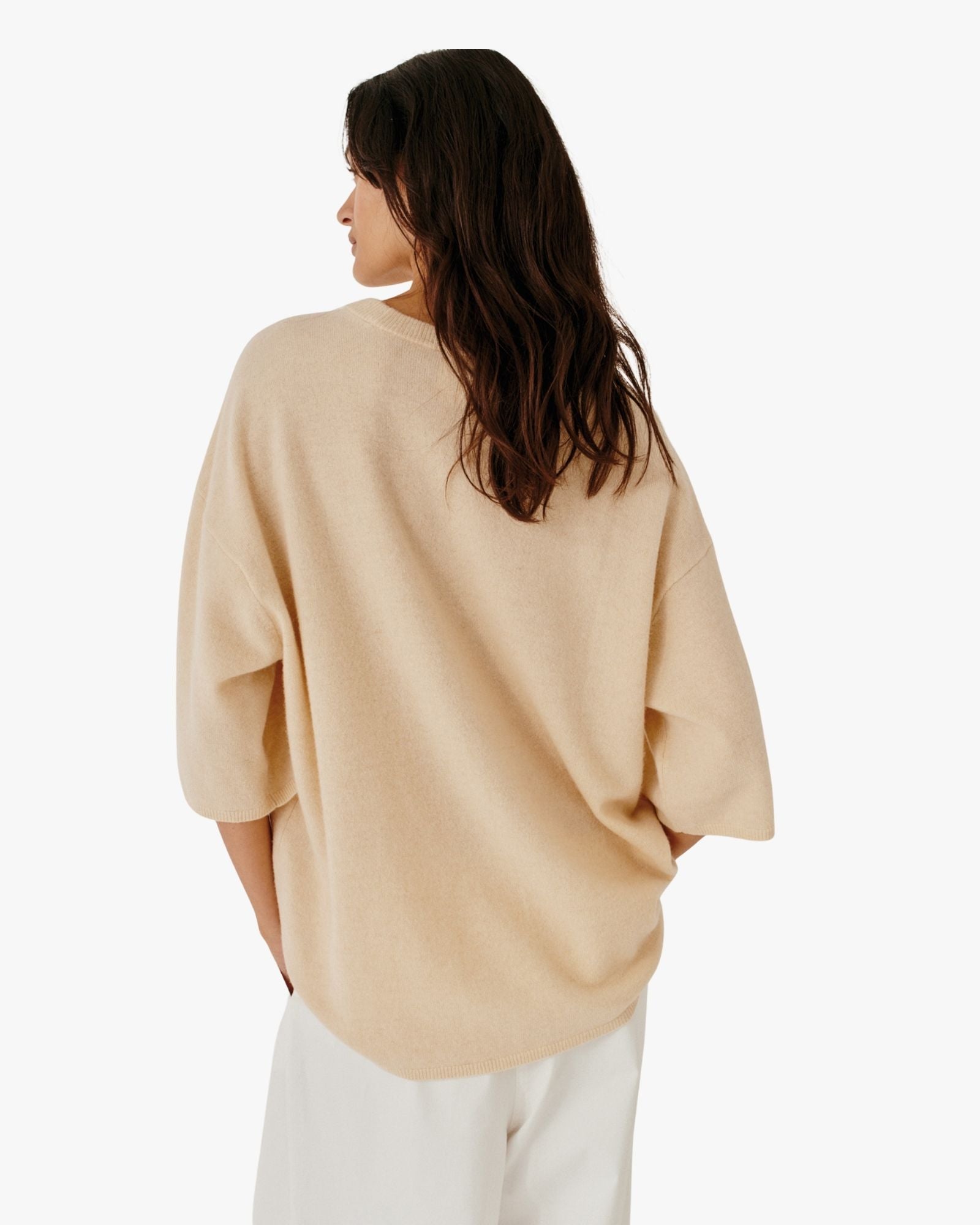 Como Oversized Tee Macadamia