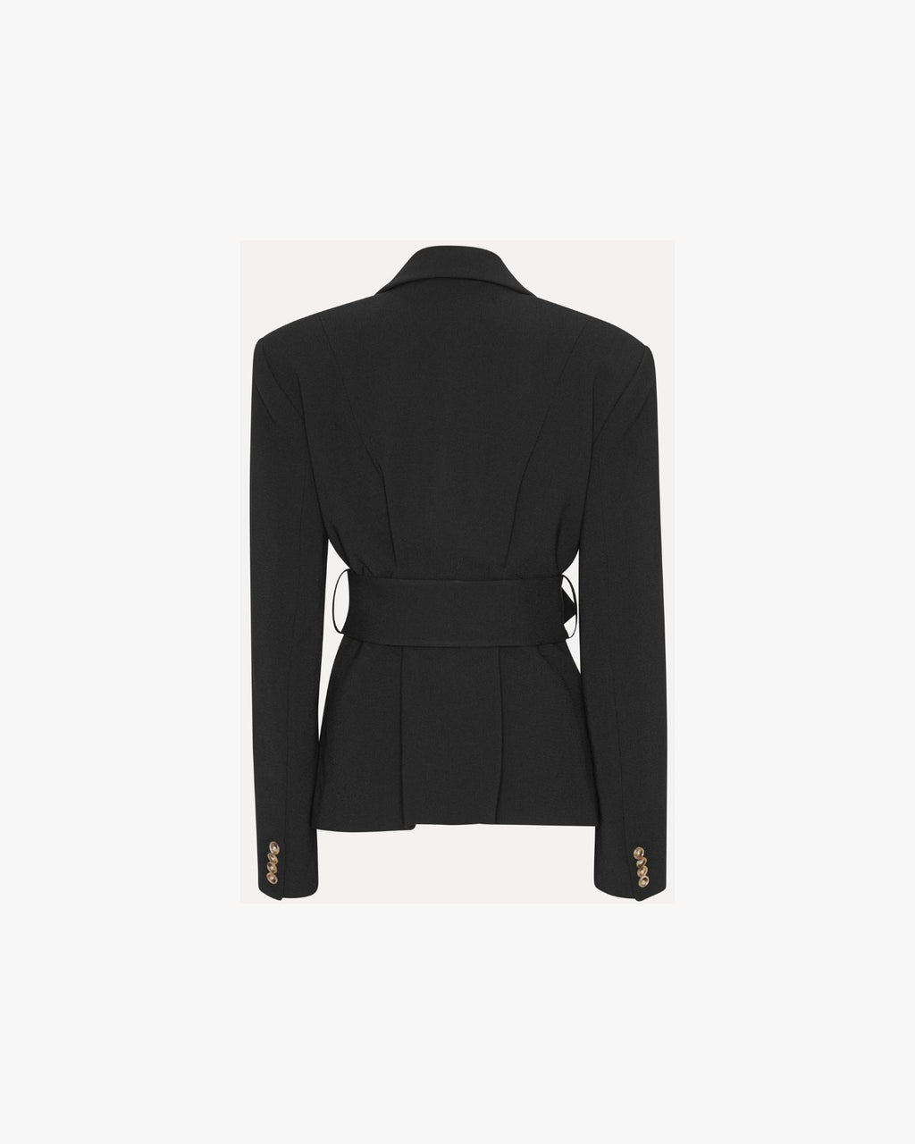 Belted Blazer Black