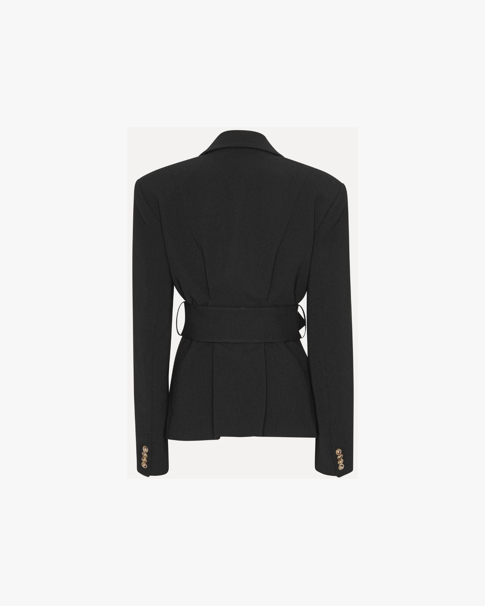 Belted Blazer Black