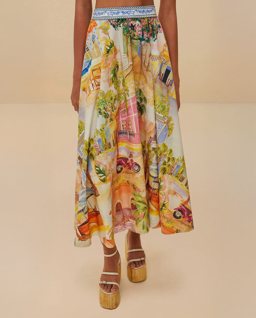 Aracati Midi Skirt