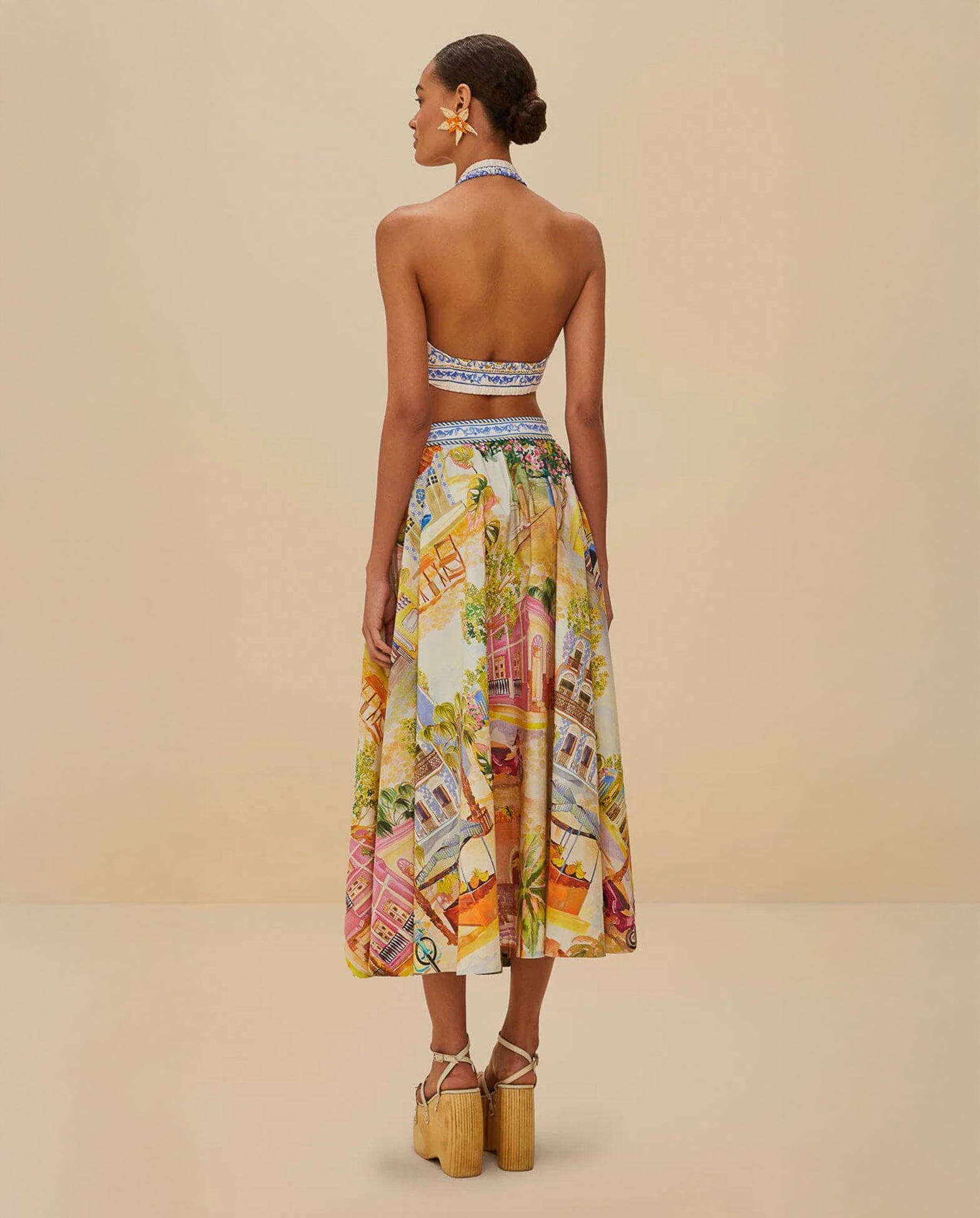Aracati Midi Skirt