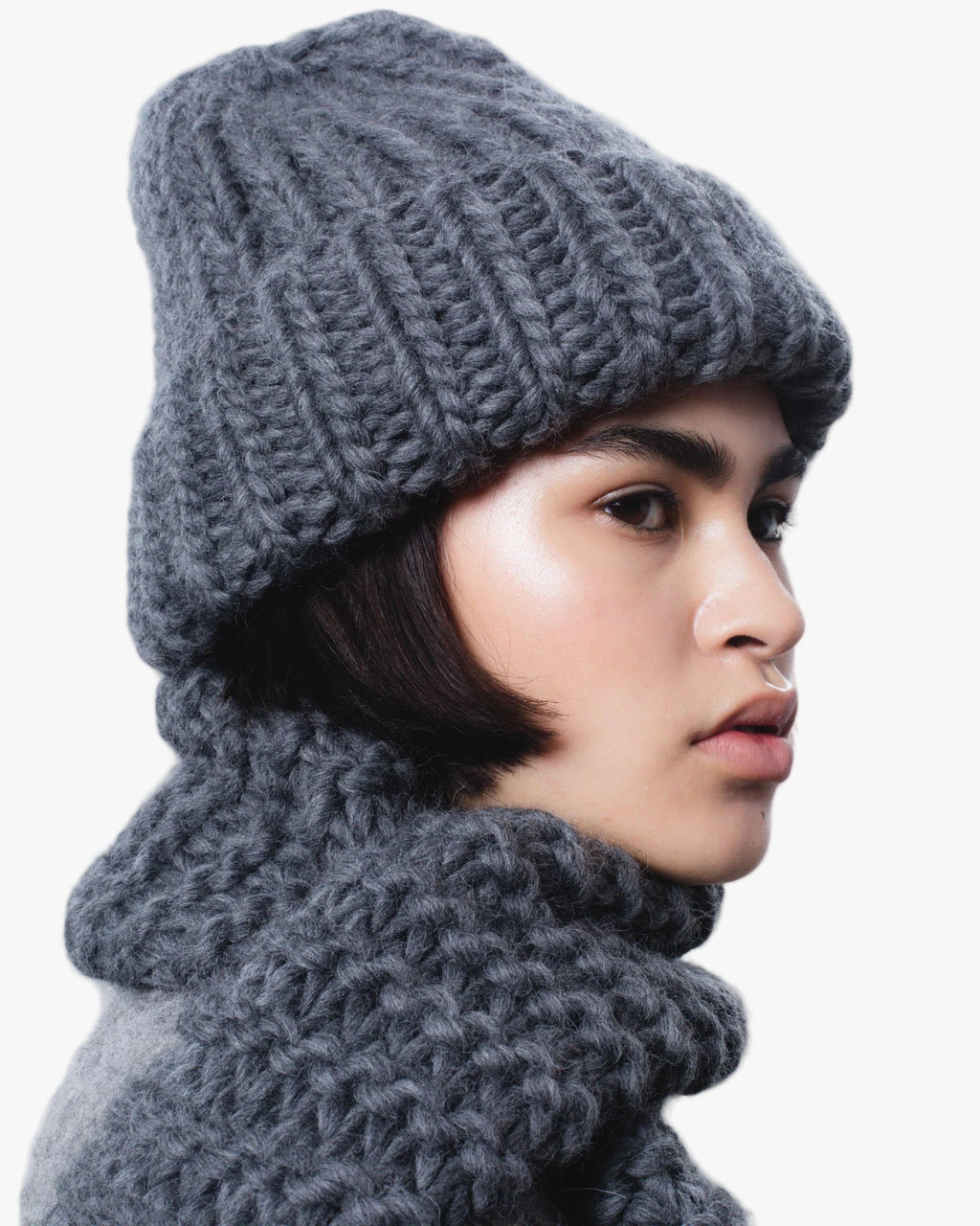 Wool Beanie Charcoal