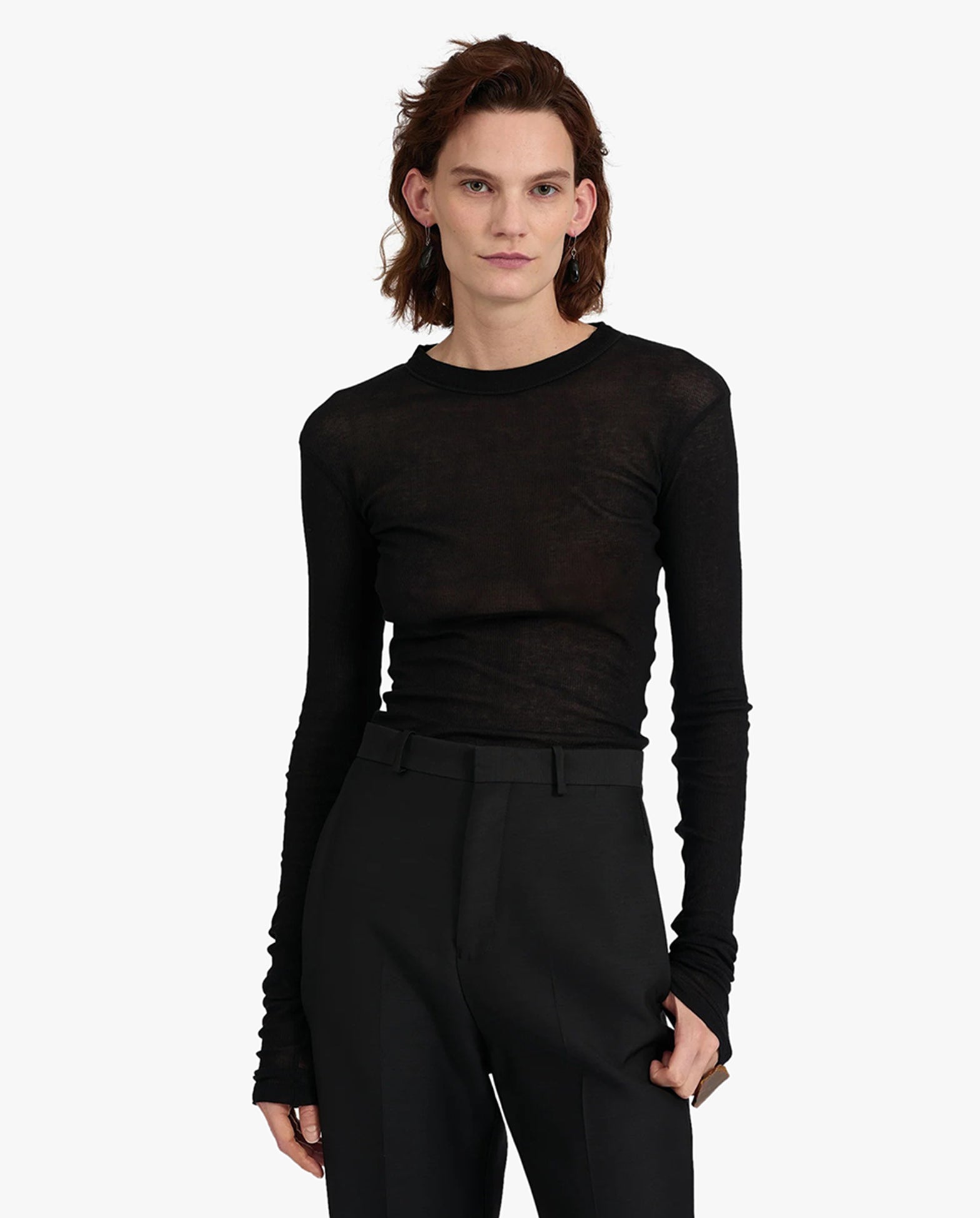 Long-Sleeve Jersey Black
