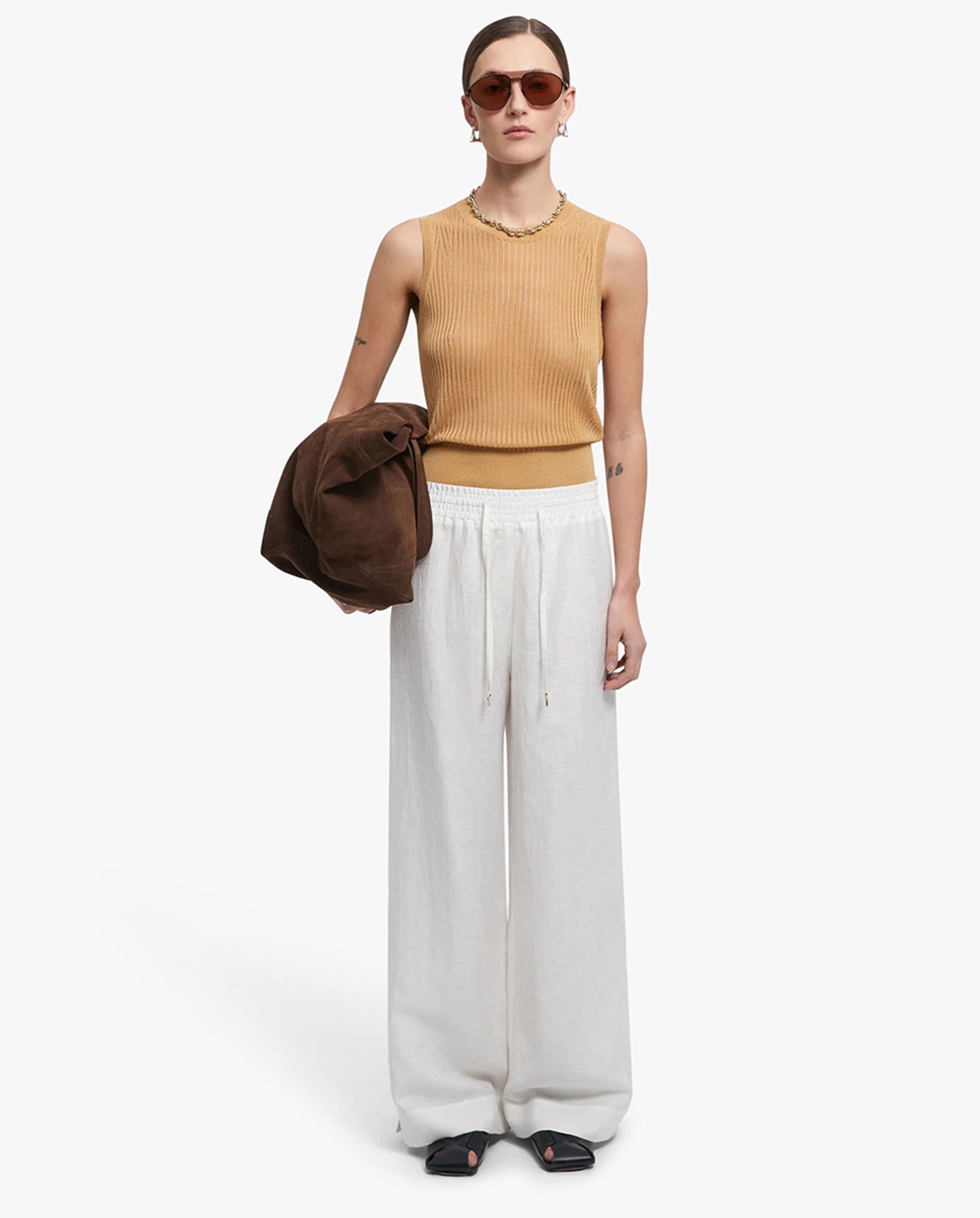 Gilbert Pants White