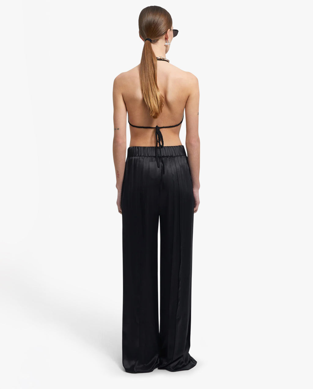 Andros Wide Leg Pants Black