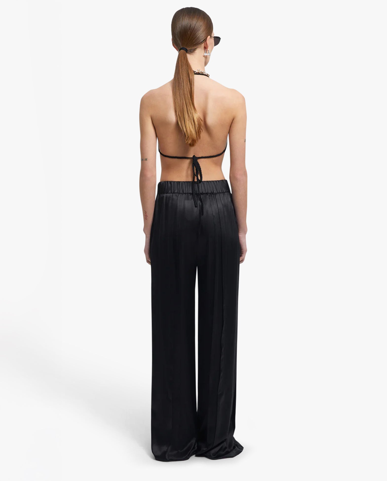 Andros Wide Leg Pants Black