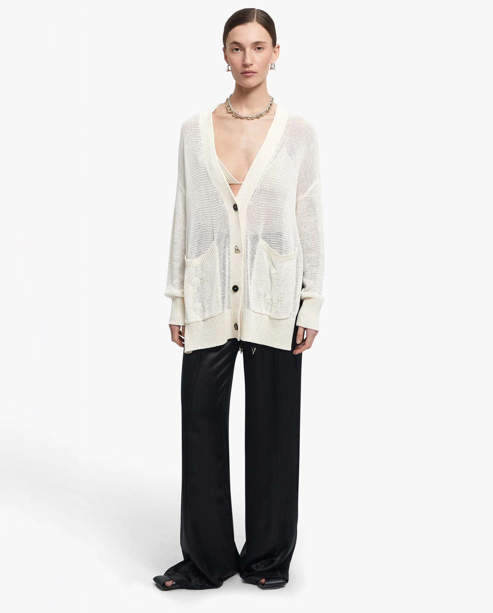 Evans lightweight V-Neck Cardigan