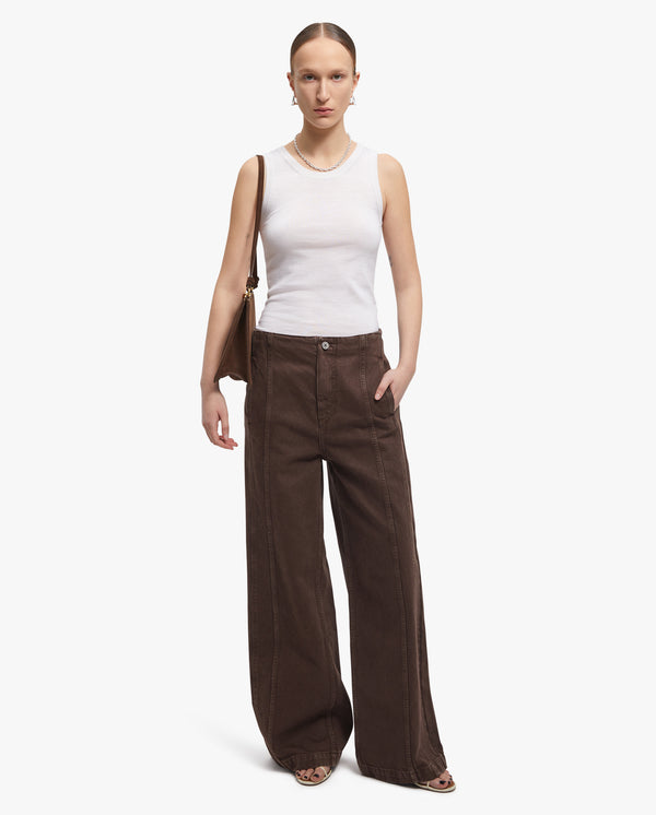 Abe Wide-Leg Denim Pants