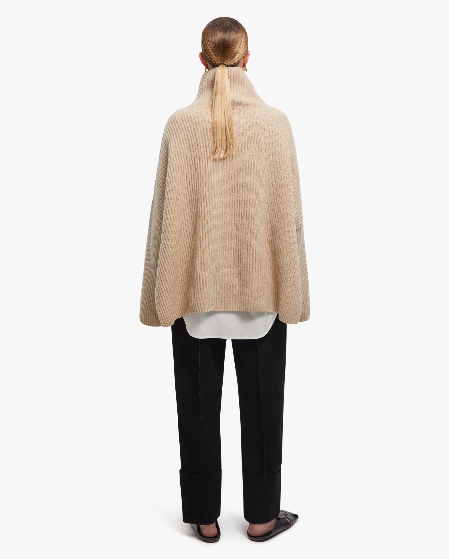 Salt Chunky Merino-Wool Turtleneck