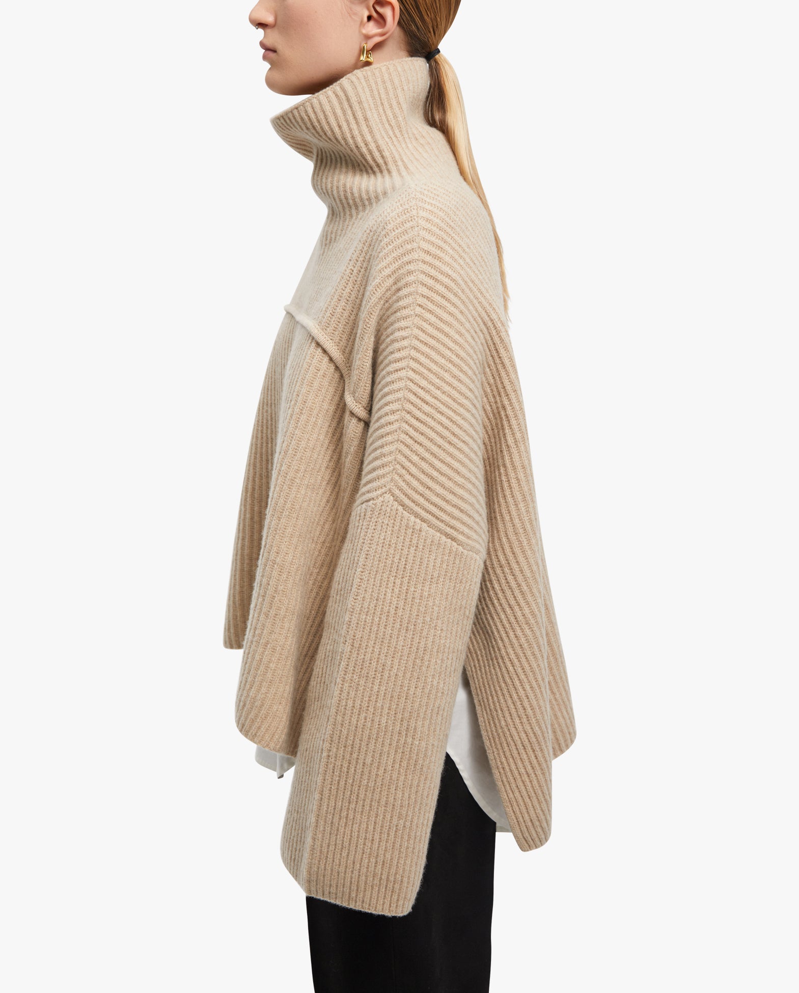 Salt Chunky Merino-Wool Turtleneck