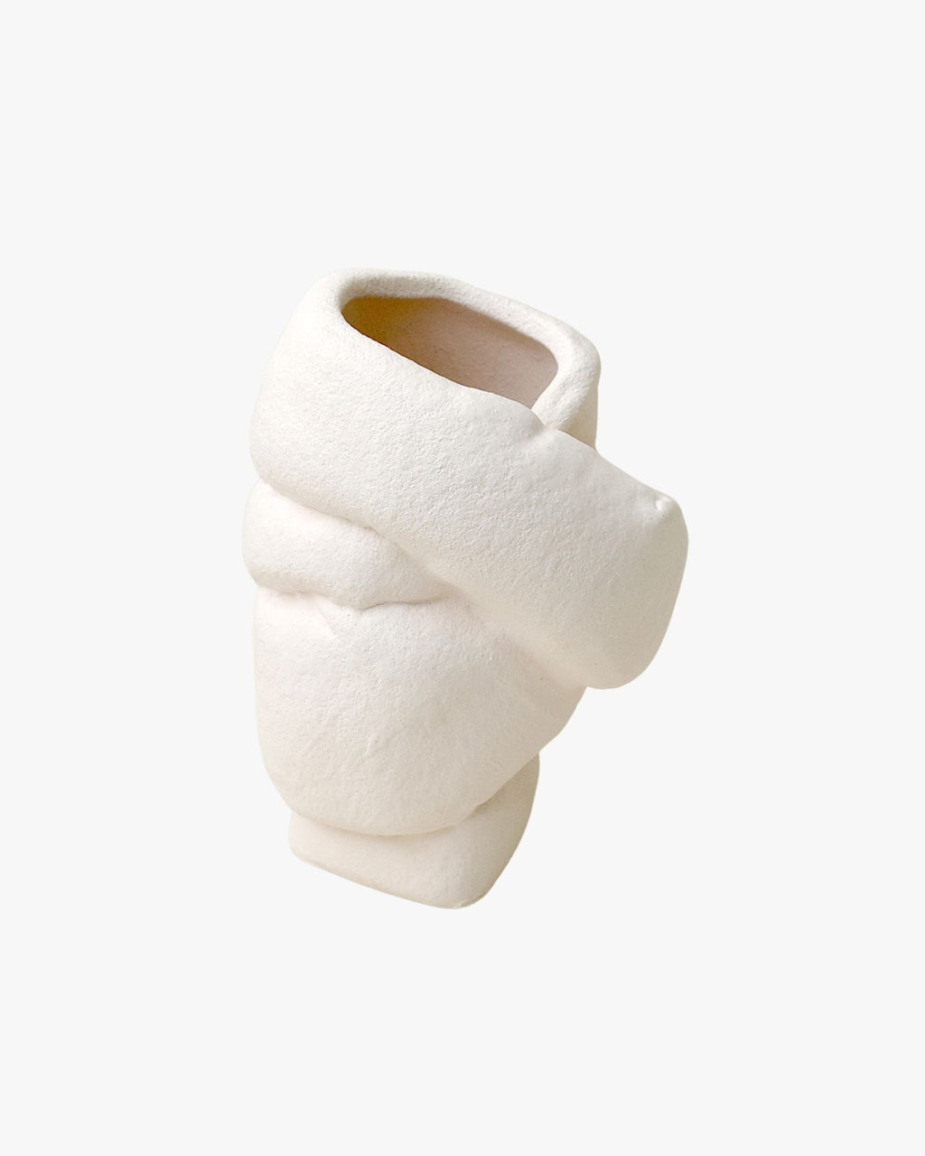 Well Wrapped Small Vase in Texture Beige