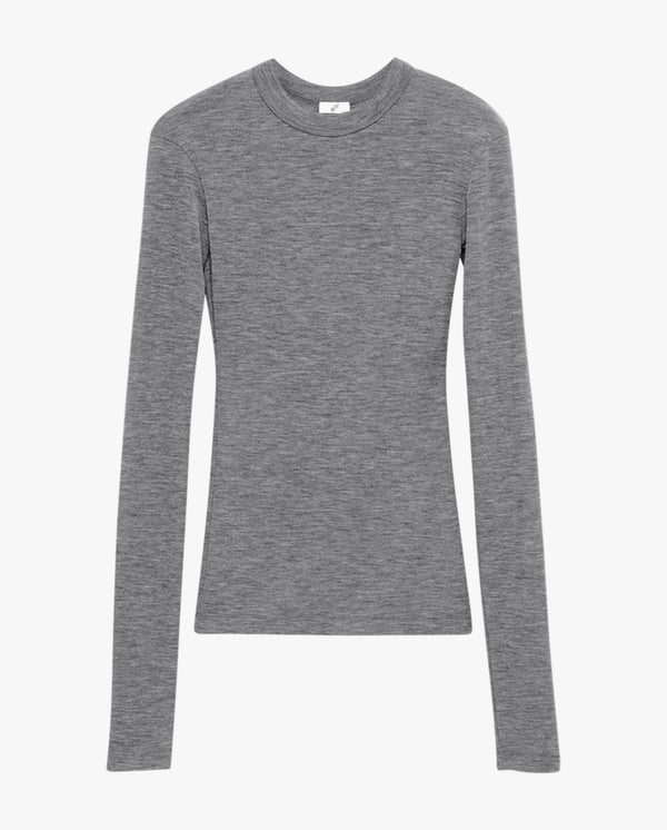 Long-Sleeve Jersey Wool