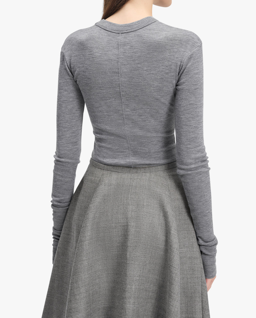 Long-Sleeve Jersey Wool