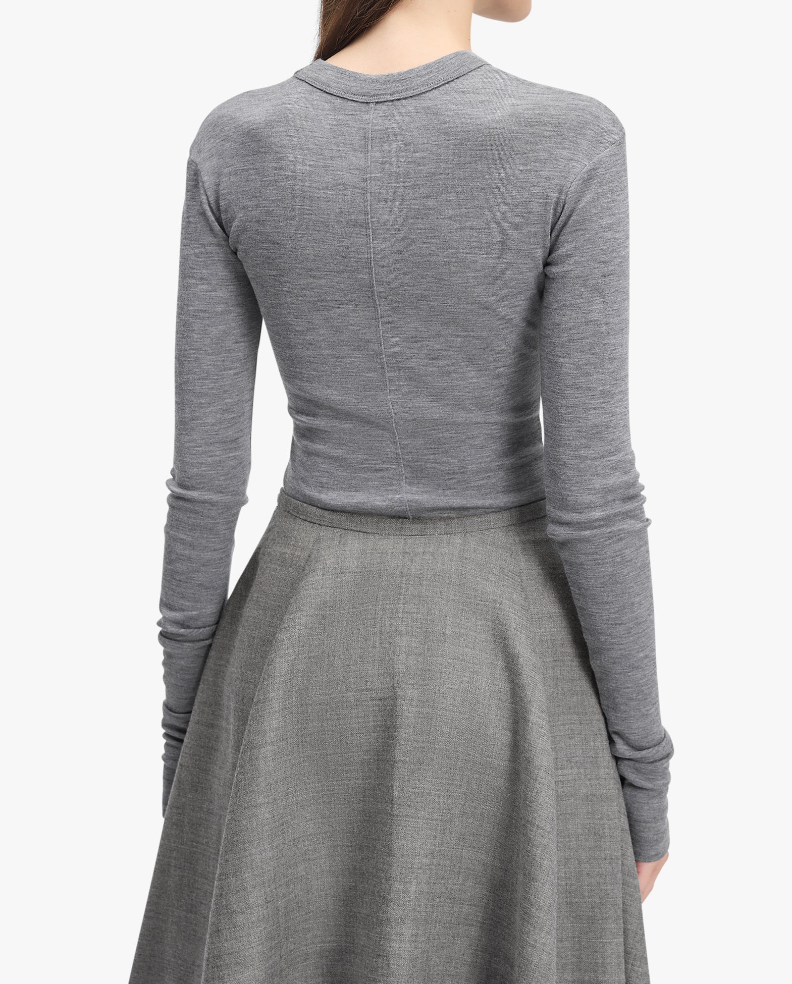 Long-Sleeve Jersey Wool
