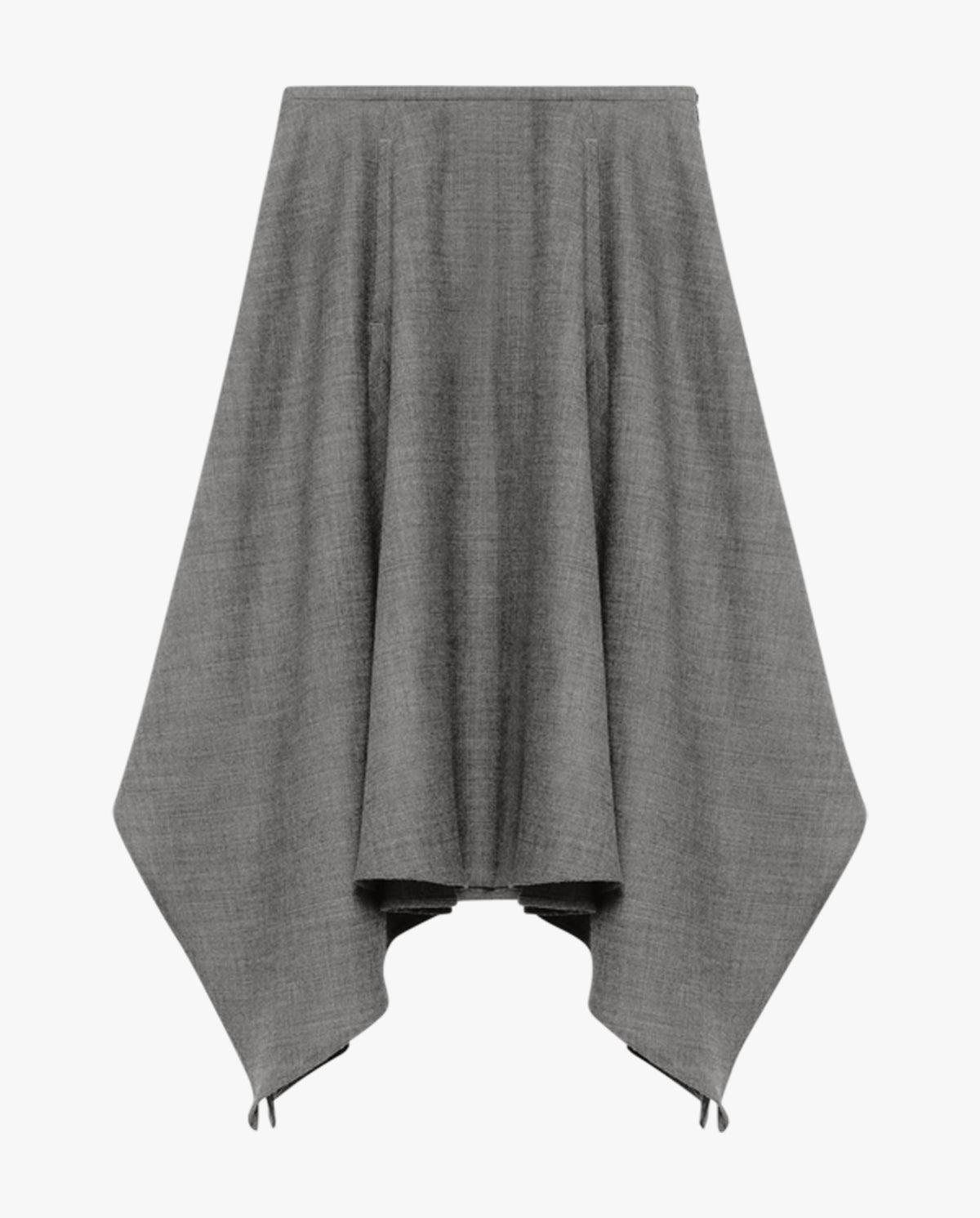 Matinee Melange Wool Maxi Skirt