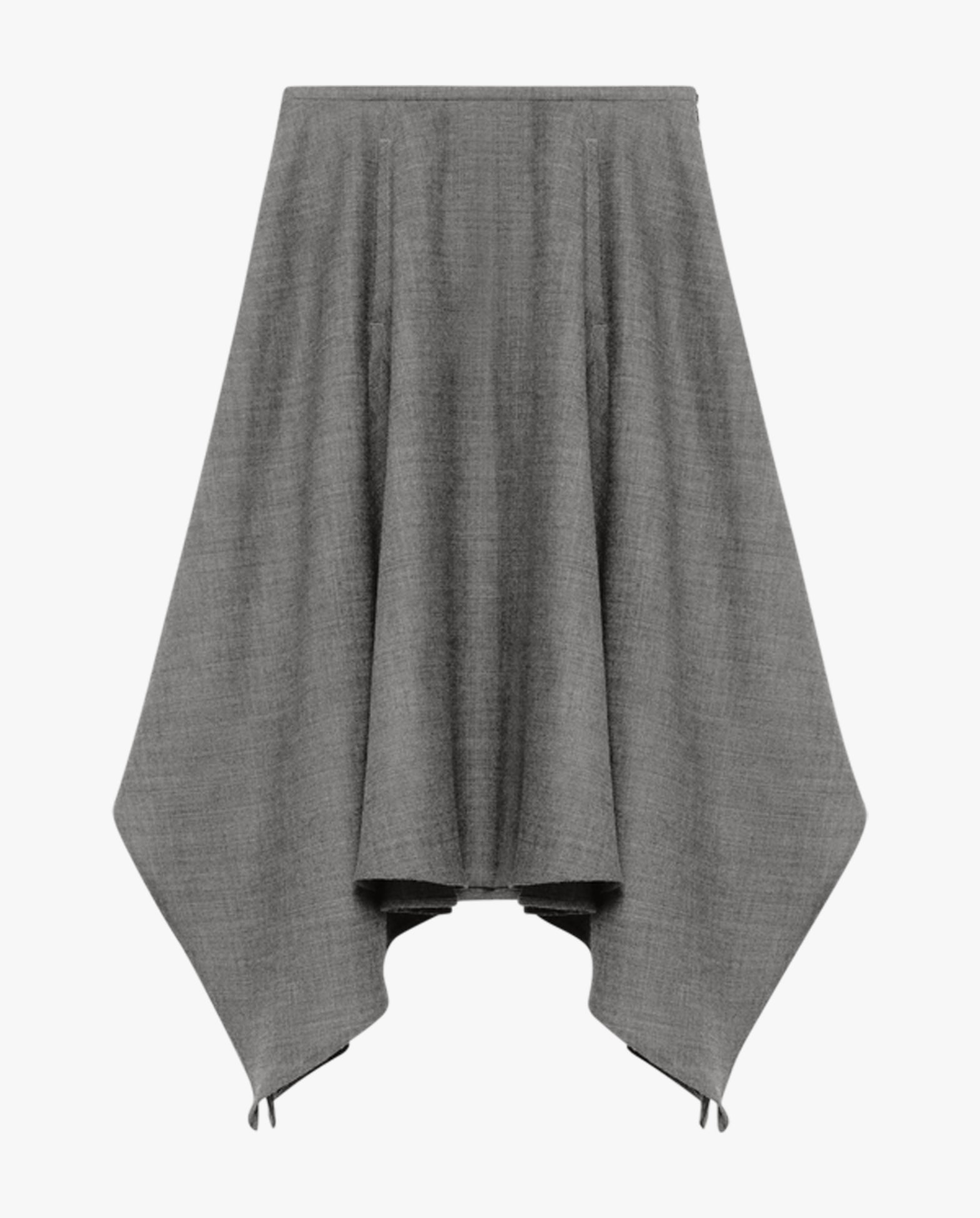 Matinee Melange Wool Maxi Skirt