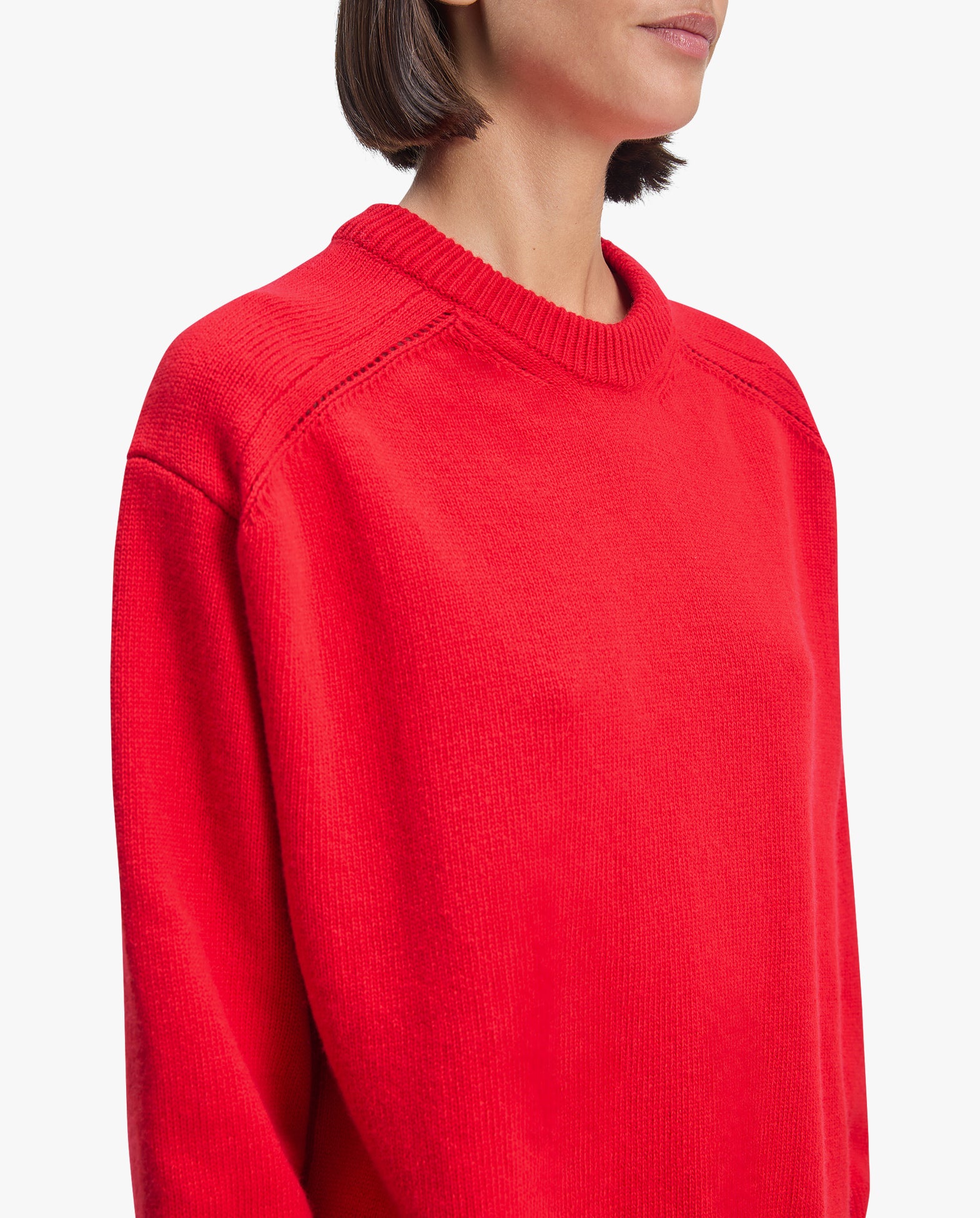 View Round-Neck Knit Sweater