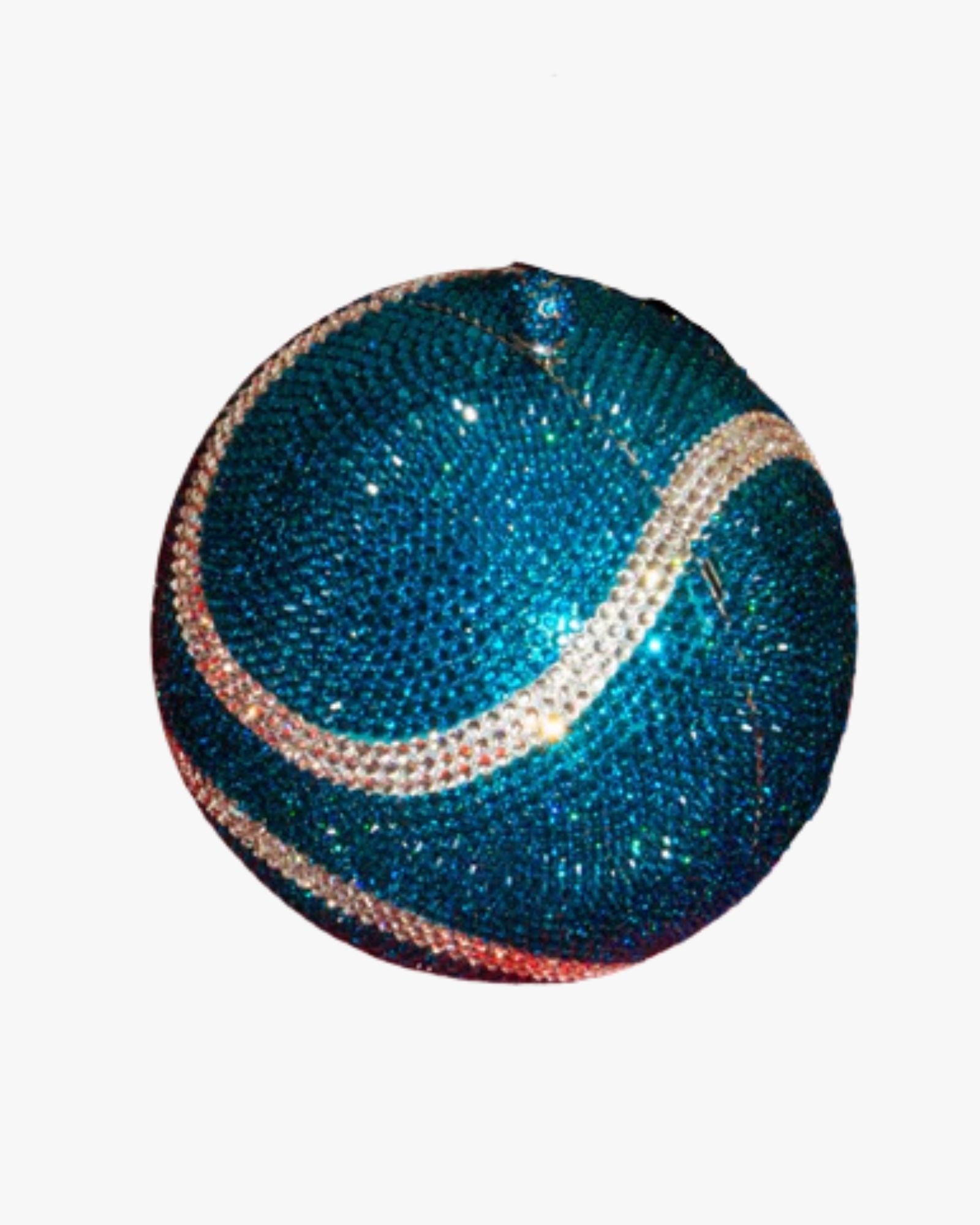 Pochette a forma di palla da tennis blu
