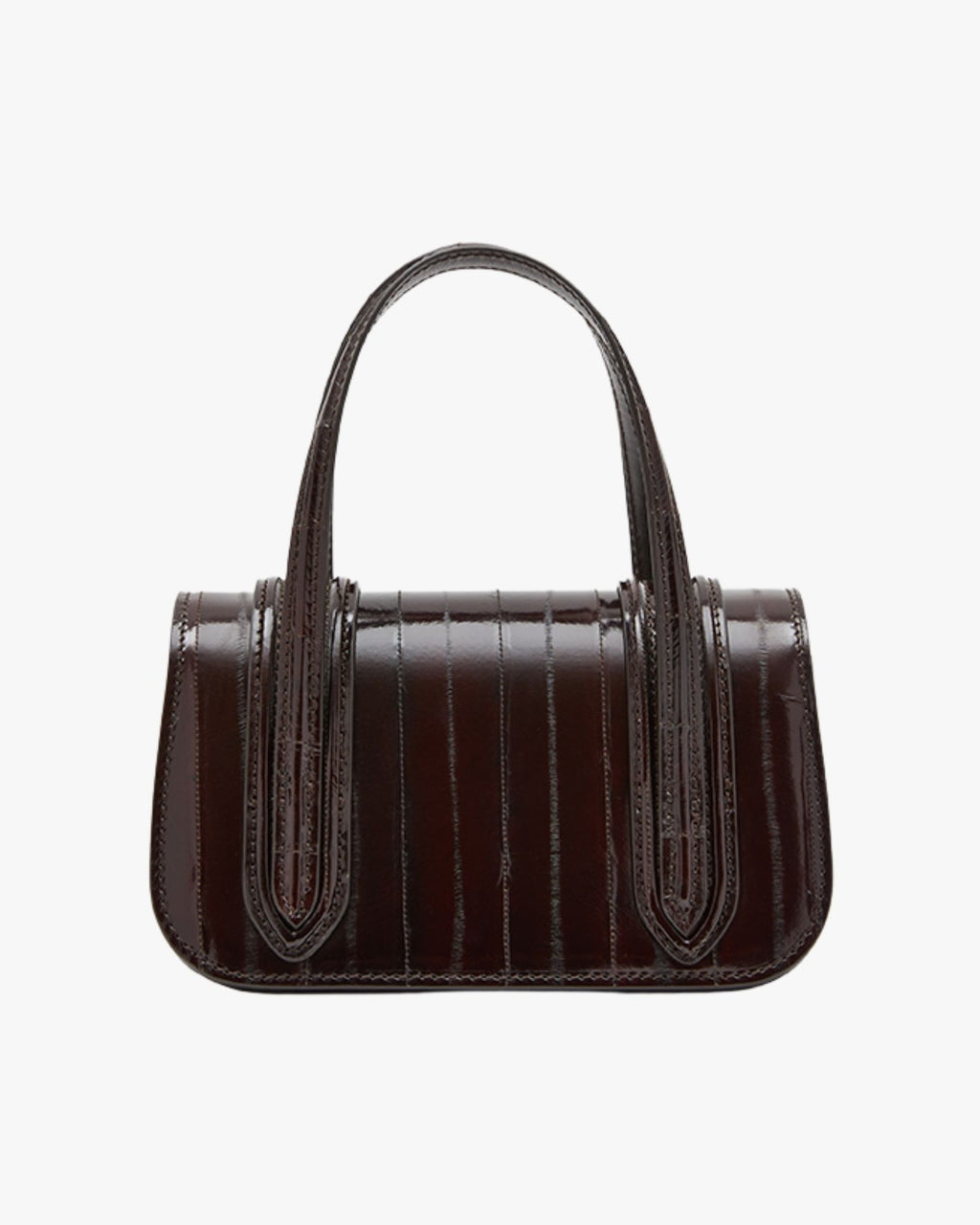 Small-Sized Bag In Eel Dark Brown Bonissima Small