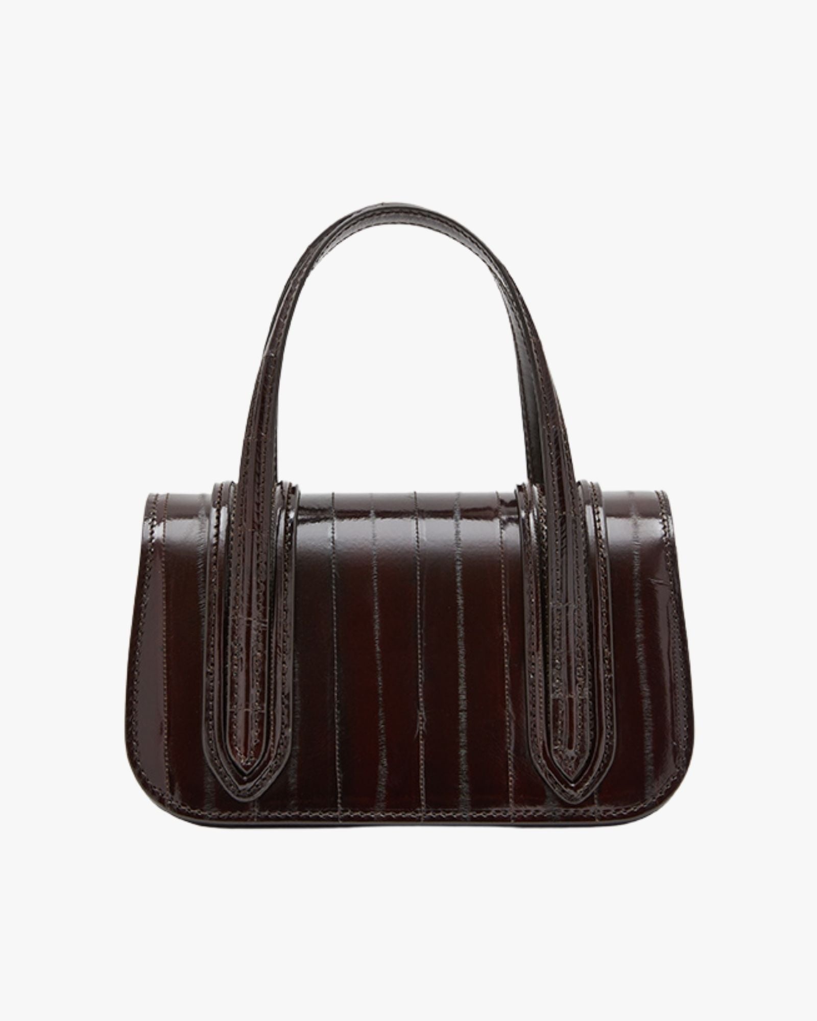 Small-Sized Bag In Eel Dark Brown Bonissima Small