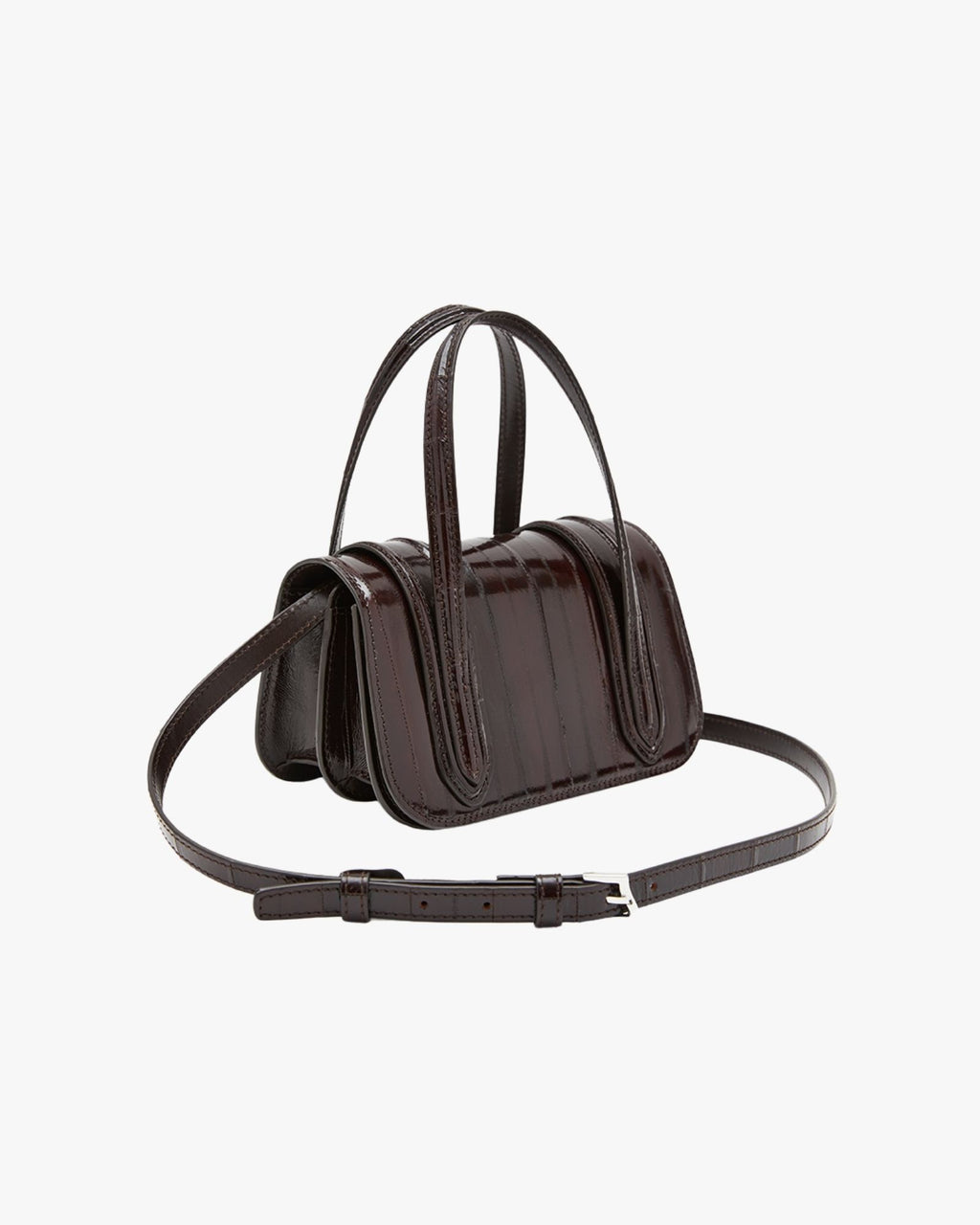 Small-Sized Bag In Eel Dark Brown Bonissima Small