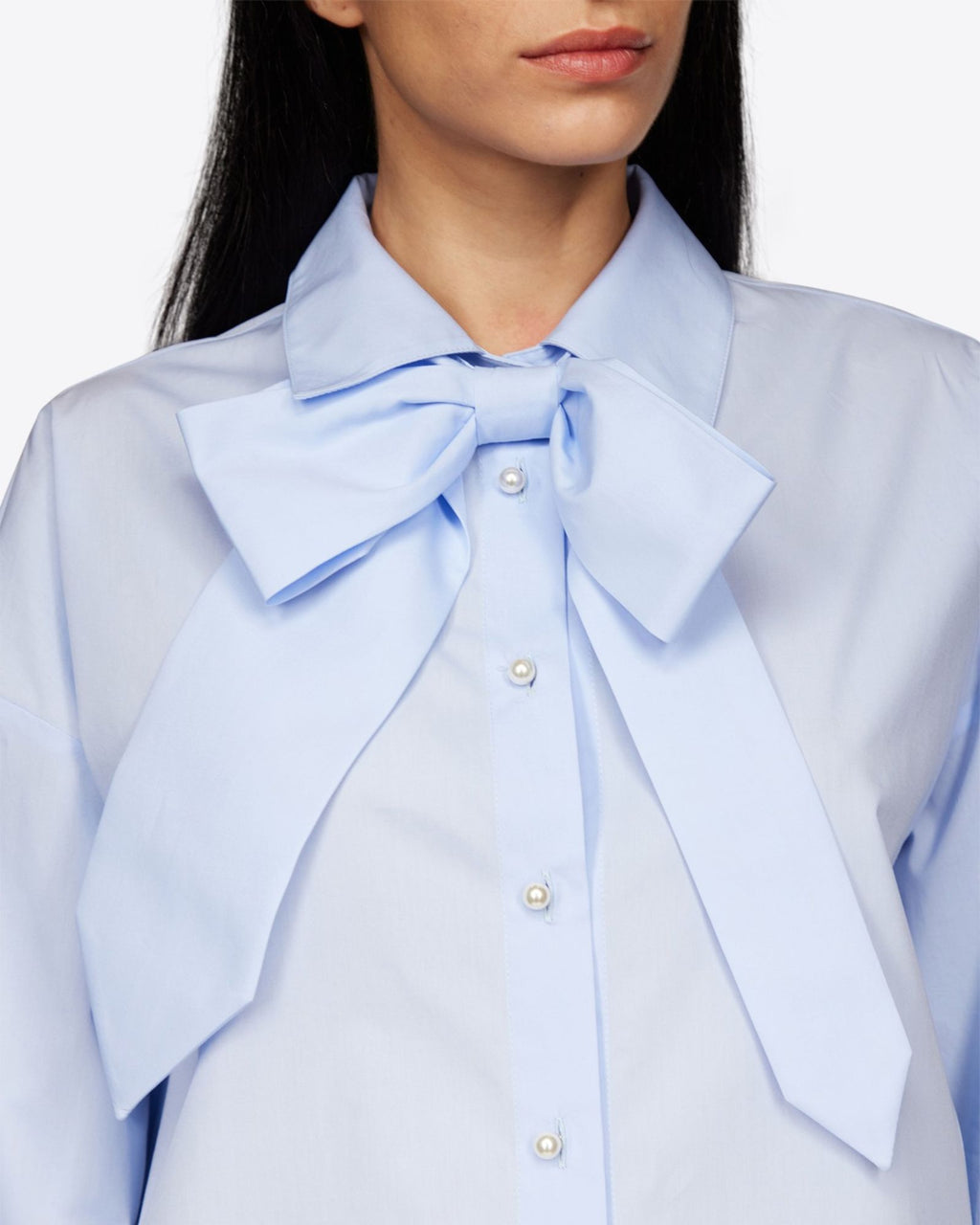 Shirt with Bow Tie