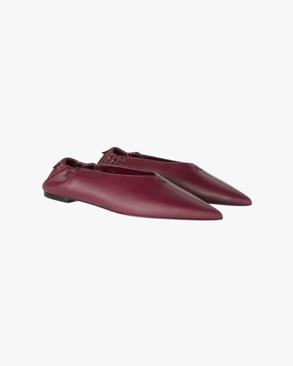 Pointed Ballet Flat Bordeaux