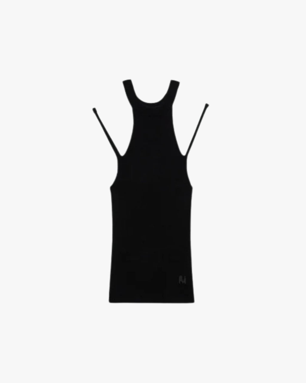Top in maglia nera Msgm