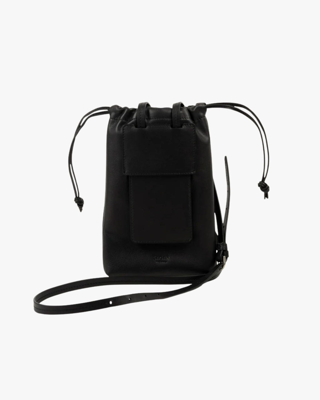 Borsa in pelle nera