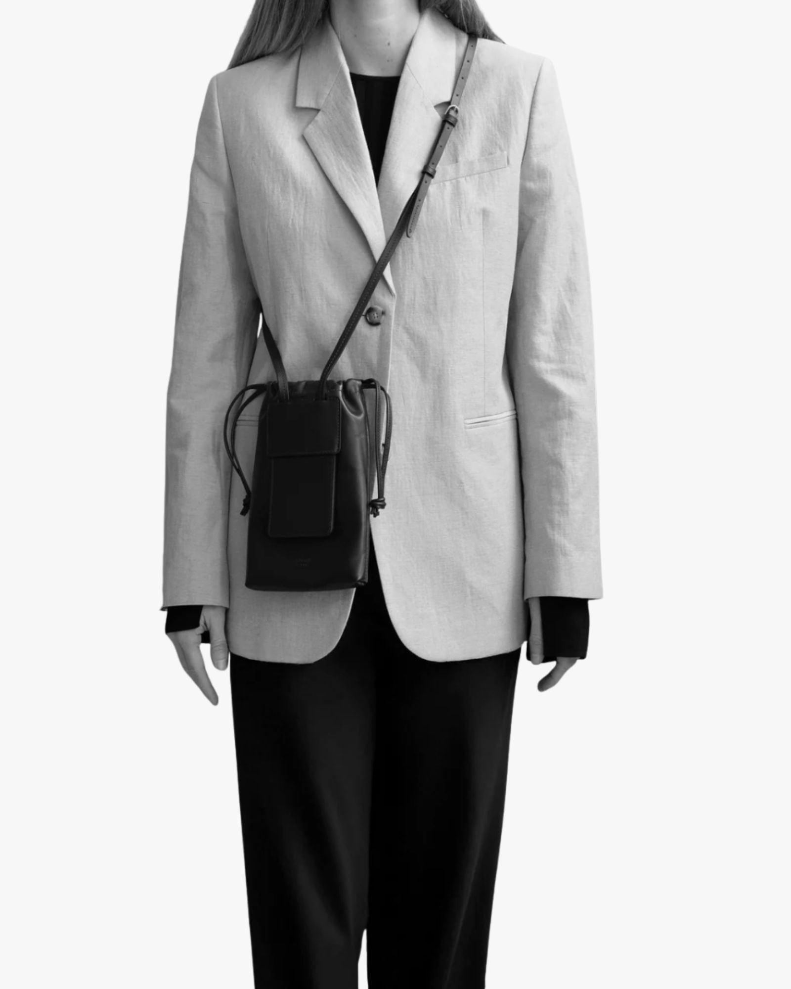 Bourse Leather Bag Black