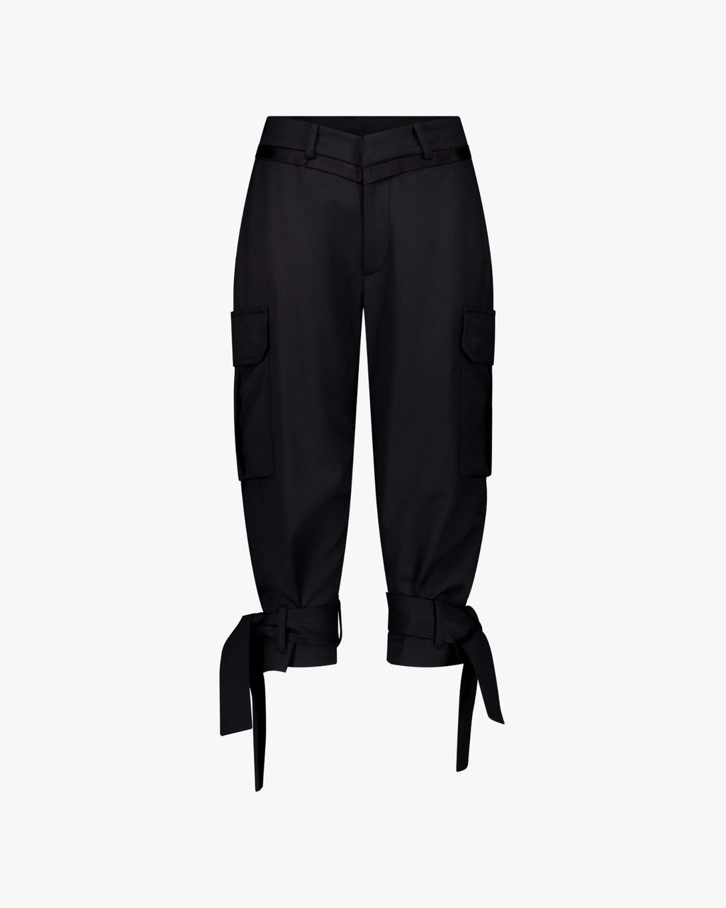 Capri Wool Suiting Black