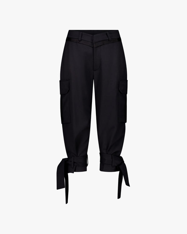 Capri Wool Suiting Black