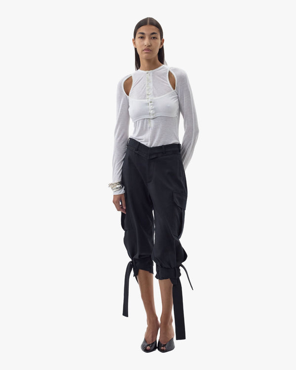 Capri Wool Suiting Black