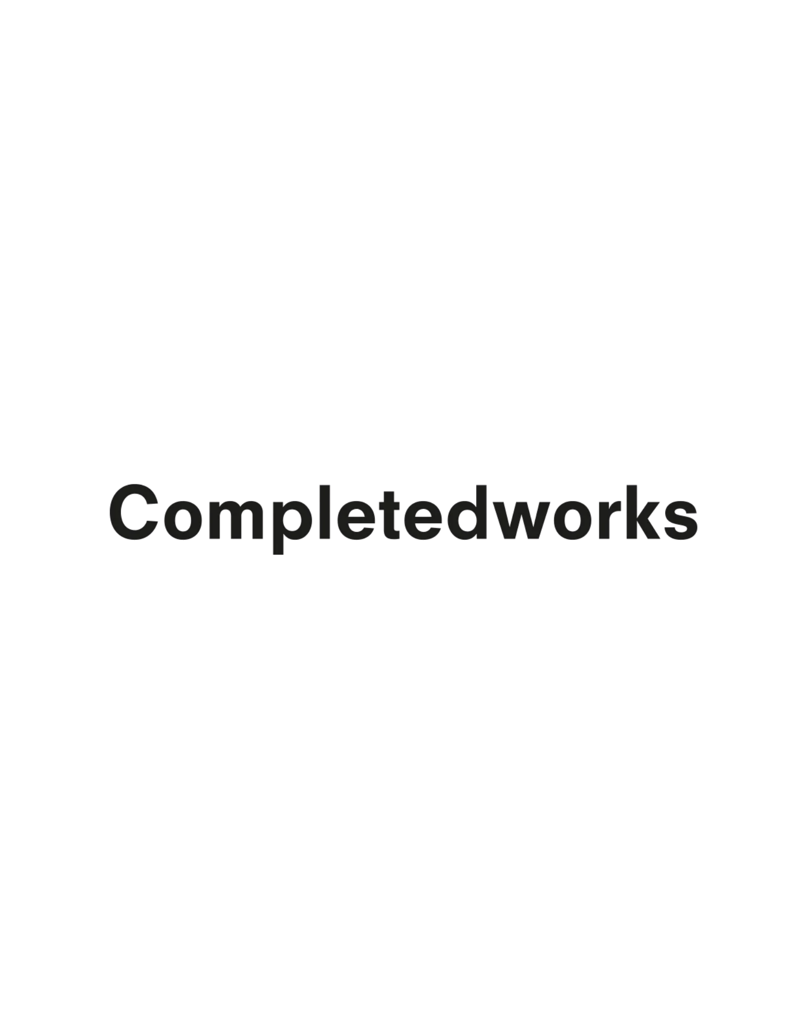 Completedworks