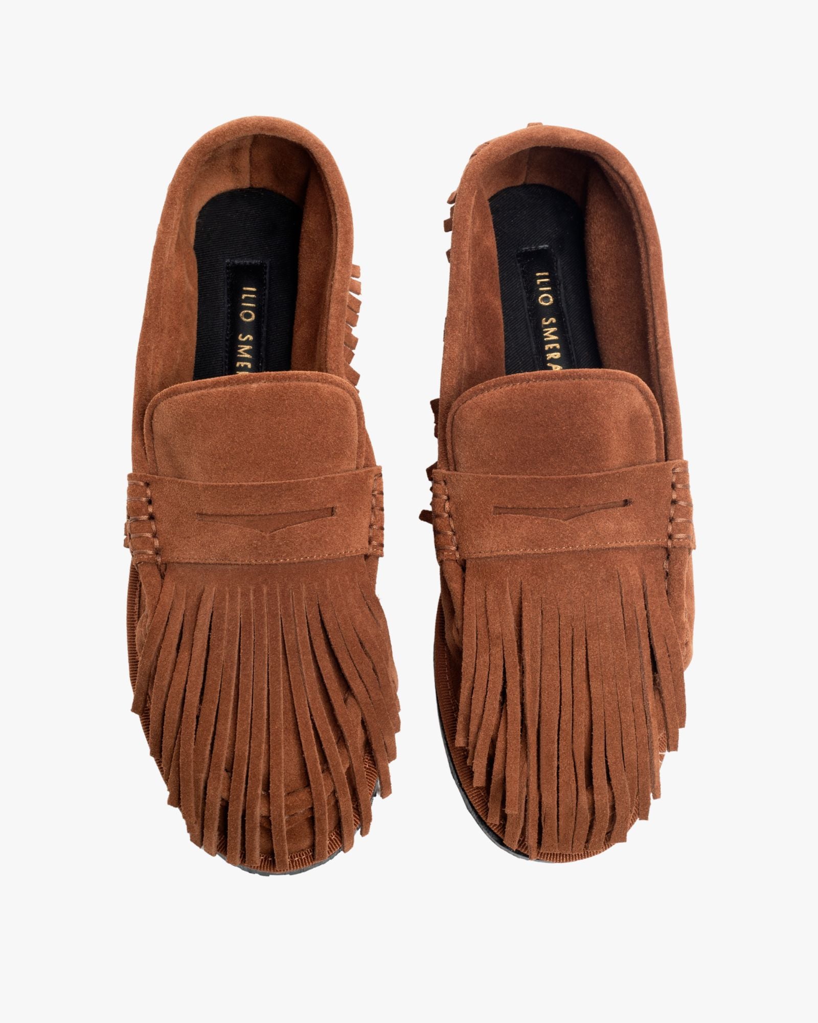 Mocassino Cortina con frange Caramello