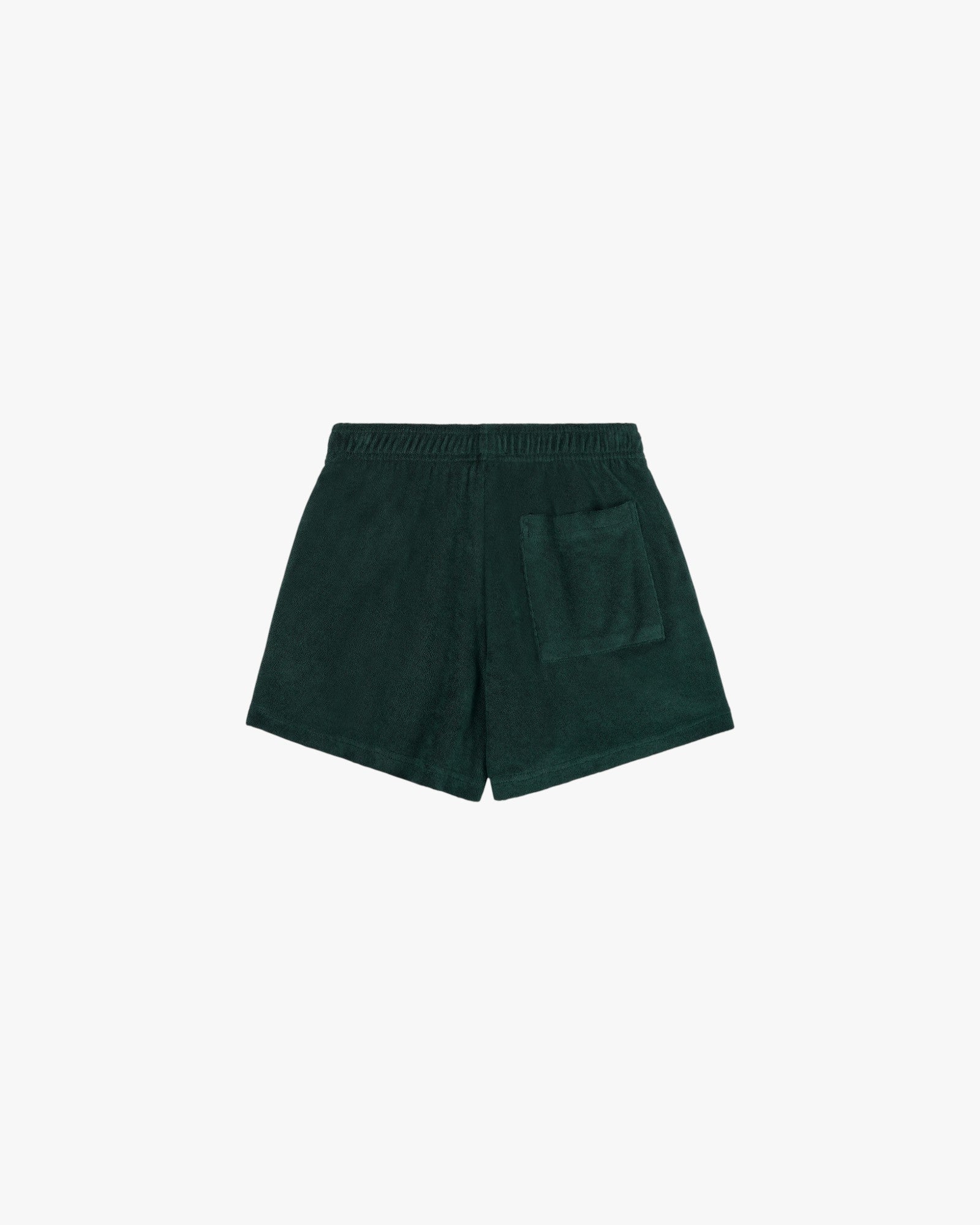 Crown Tennis Velour Short Forest/Ecru