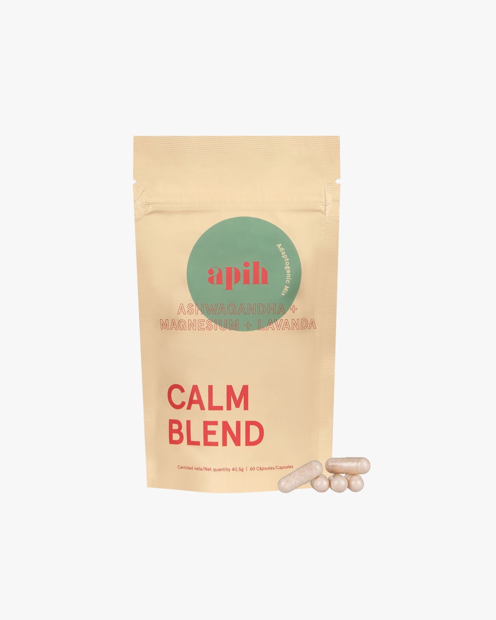 Calm Blend with Ashwagandha & Magnesium  (60 Capsules)
