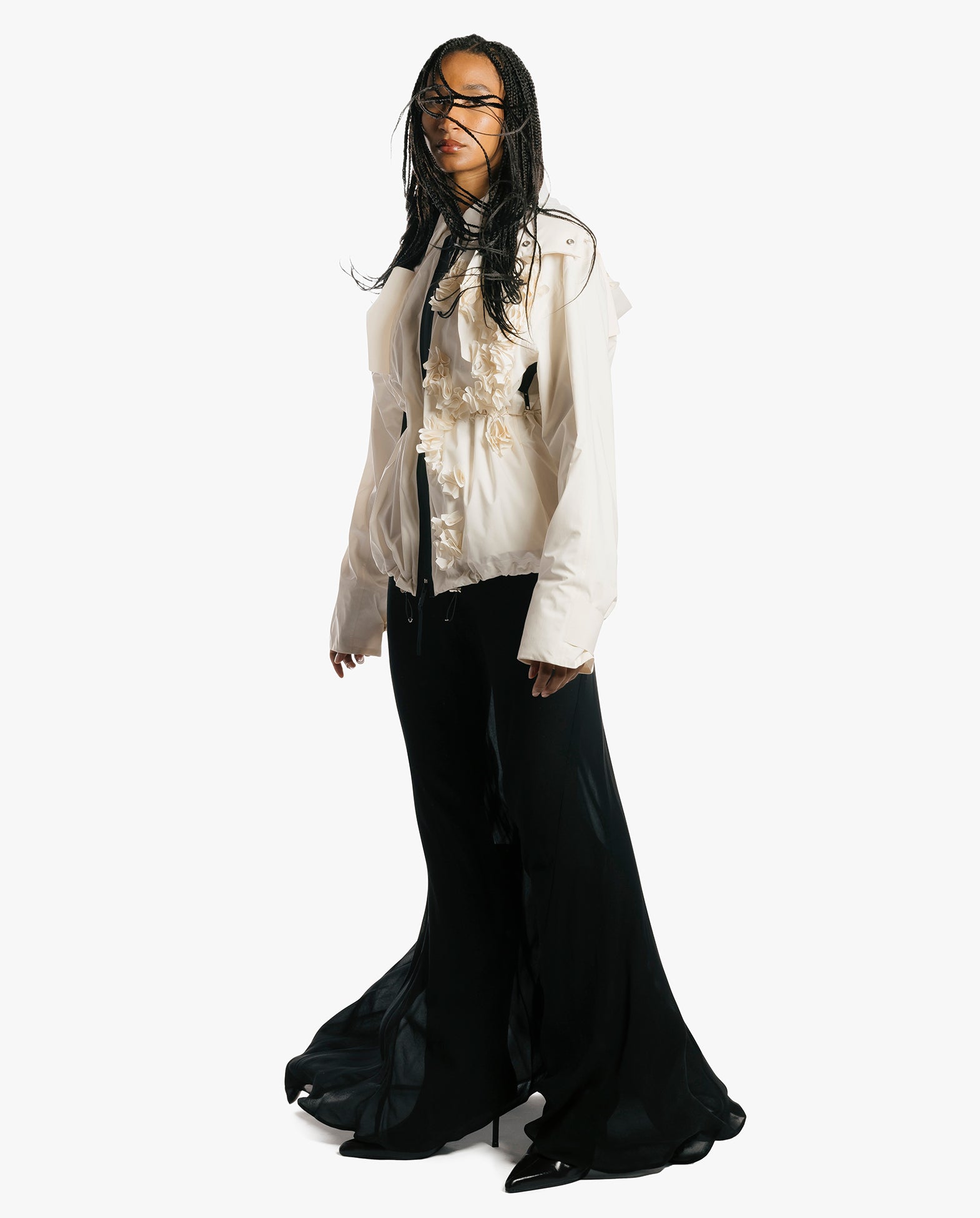 Vittorio Parka Flower Off-White
