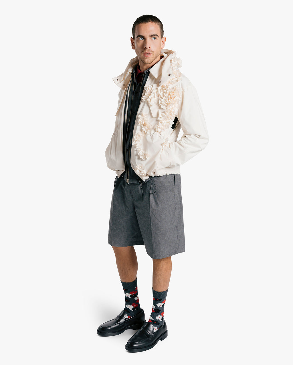 Vittorio Parka Flower Off-White