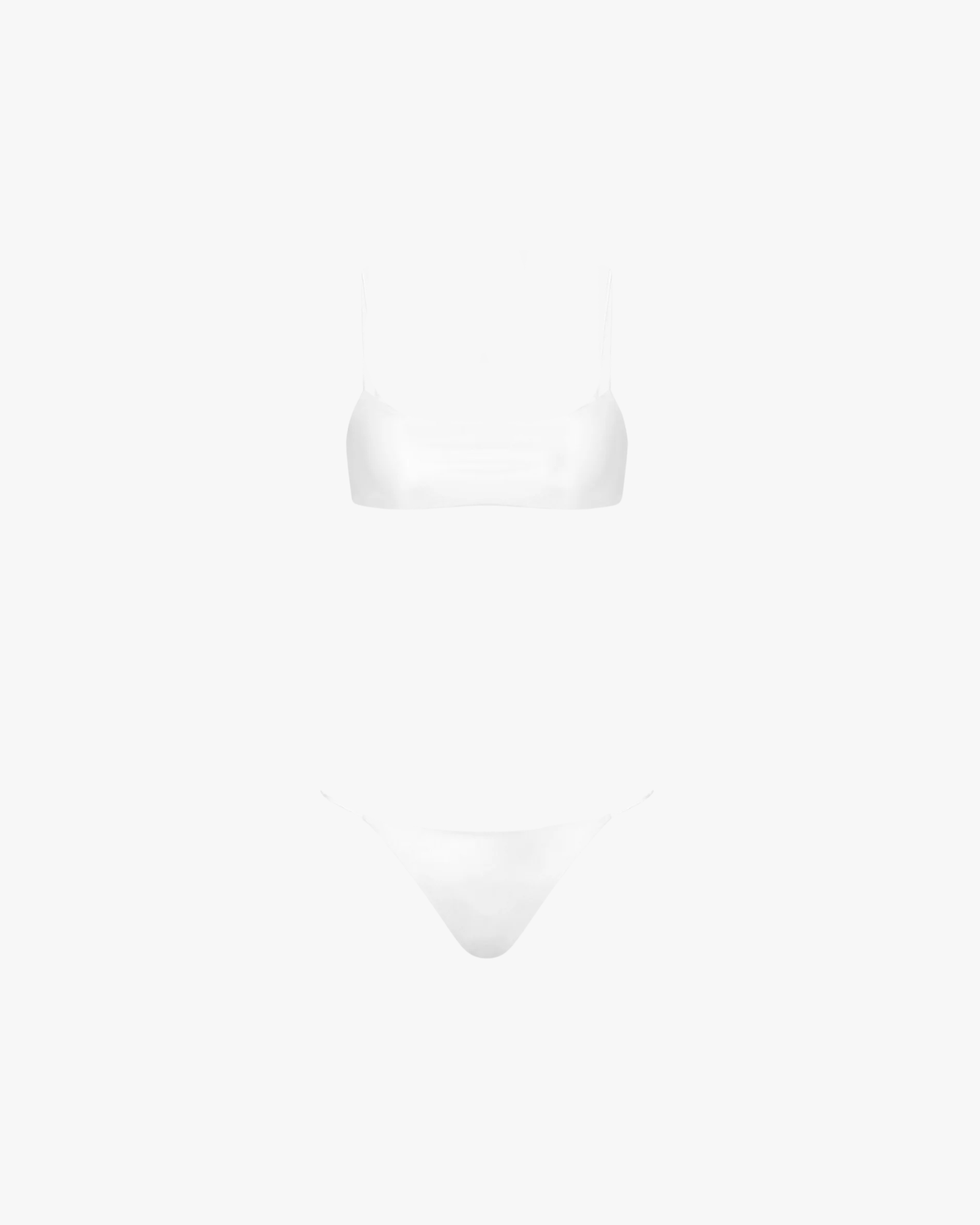 Sporty Line Lycra Bikini White